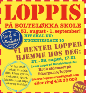 LOPPIS på Bolteløkka skole - plakat